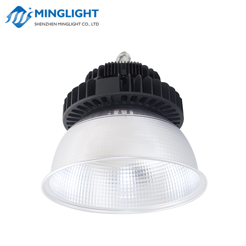 130 lm / w magas lumen Ipari fényvisszaverhető led magas öbölben lévő könnyű raktár világítás